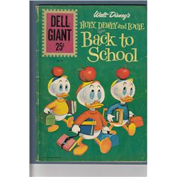 Huey, Dewey & Louie Back to School, Dell Giant #49(1958) G.A. Comic