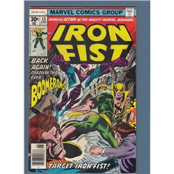 Iron Fist #13(1977)  B.A. Comic