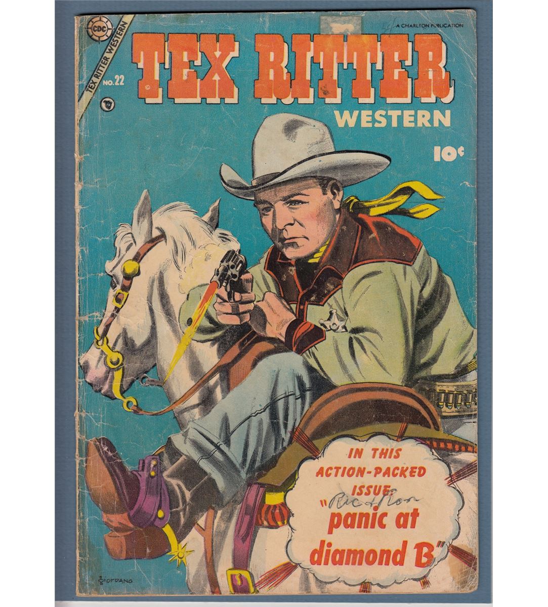 Tex Ritter Western #22(1954) G.A. Comic