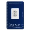Image 1 : 1 gram Platinum Bar - Pamp Suisse (In Assay)
