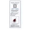 Image 3 : ONE CENTER PEAR SHAPE NATURAL RUBELLITE TOURMALINE TW 19.54CTS