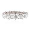 Image 1 : 14KT White Gold 3.77 ctw Diamond Bracelet