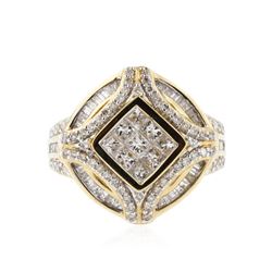 14KT Yellow Gold 1.85 ctw Diamond Ring