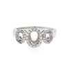 Image 1 : 18KT White Gold 0.25 ctw Diamond Ring