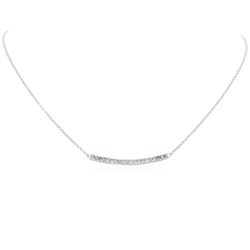 14KT White Gold 0.84 ctw Diamond Necklace