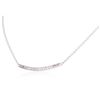 Image 3 : 14KT White Gold 0.84 ctw Diamond Necklace