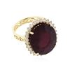 Image 3 : 14KT Yellow Gold 18.04 ctw Ruby and Diamond Ring