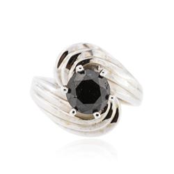 14KT White Gold 1.27 ctw Black Diamond Ring