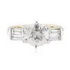 Image 1 : 14KT Yellow Gold 2.18 ctw Diamond Ring