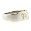 Image 2 : 14KT Yellow and White Gold 0.22 ctw Diamond Ring