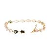 Image 3 : 14KT Yellow Gold 10.61 ctw Multicolor Tourmaline Bracelet