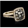 Image 2 : 14KT Yellow Gold 1.93 ctw Diamond Ring