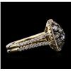 Image 3 : 14KT Yellow Gold 1.93 ctw Diamond Ring