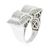 Image 3 : 14KT White Gold 2.77 ctw Diamond Ring