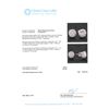 Image 3 : 14KT White Gold 3.09 ctw Diamond Stud Earrings