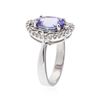 Image 3 : 14KT White Gold 2.95 ctw Tanzanite and Diamond Ring