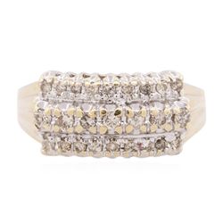 14KT Two-Tone Gold 0.50 ctw Diamond Ring