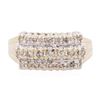 Image 1 : 14KT Two-Tone Gold 0.50 ctw Diamond Ring