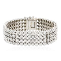14KT White Gold 9.72 ctw Diamond Bracelet