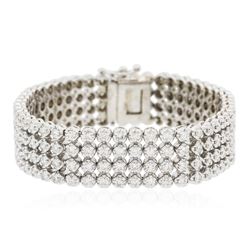 14KT White Gold 9.72 ctw Diamond Bracelet