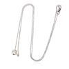 Image 1 : 14KT White Gold 0.24 ctw Diamond Necklace