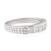 Image 2 : 14KT White Gold 0.60 ctw Diamond Ring