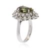 Image 3 : 18KT White Gold 3.00 ctw Alexandrite and Diamond Ring