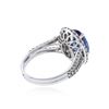 Image 3 : 14KT White Gold 2.60 ctw Tanzanite and Diamond Ring