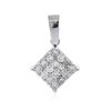 Image 1 : 14KT White Gold 0.40 ctw Diamond Pendant