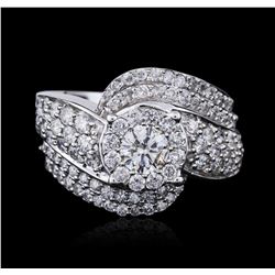 14KT White Gold 2.44 ctw Diamond Ring