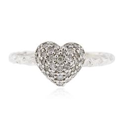 14KT White Gold 0.30 ctw Diamond Ring