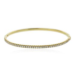 18KT Yellow Gold 1.31 ctw Diamond Bangle Bracelet