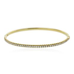 18KT Yellow Gold 1.31 ctw Diamond Bangle Bracelet