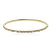 Image 1 : 18KT Yellow Gold 1.31 ctw Diamond Bangle Bracelet