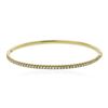 Image 1 : 18KT Yellow Gold 1.31 ctw Diamond Bangle Bracelet