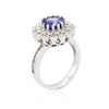 Image 3 : 14KT White Gold 2.27 ctw Tanzanite and Diamond Ring