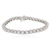 Image 1 : 14KT White Gold 5.49 ctw Diamond Tennis Bracelet