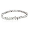 Image 2 : 14KT White Gold 5.49 ctw Diamond Tennis Bracelet