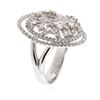 Image 3 : 14KT White Gold 1.30 ctw Diamond Ring