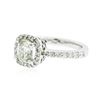 Image 2 : 14KT White Gold 2.47 ctw Diamond Ring