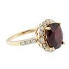 Image 2 : 14KT Yellow Gold 5.09 ctw Ruby and Diamond Ring