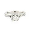 Image 1 : 14KT White Gold 1.00 ctw Diamond Ring