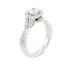 Image 3 : 14KT White Gold 1.00 ctw Diamond Ring