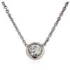 Image 1 : 14KT White Gold 0.30 ctw Diamond Necklace
