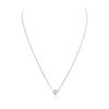 Image 2 : 14KT White Gold 0.30 ctw Diamond Necklace