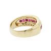 Image 3 : 14KT Yellow Gold 1.00 ctw Ruby and Diamond Ring