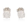 Image 1 : 14KT White Gold 2.00 ctw Diamond Stud Earrings