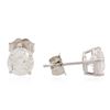 Image 2 : 14KT White Gold 2.00 ctw Diamond Stud Earrings