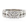 Image 1 : 14KT White Gold 2.20 ctw Diamond Ring
