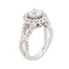 Image 3 : 14KT White Gold 1.56 ctw Diamond Ring